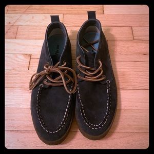 Navy suede seavees bayside Mocs